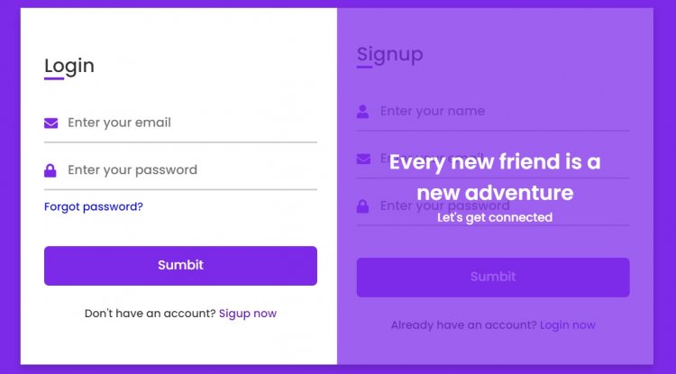 Code Login Dan Register Form Responsif HTML dan CSS Code Login Dan Register Form Responsif HTML dan CSS