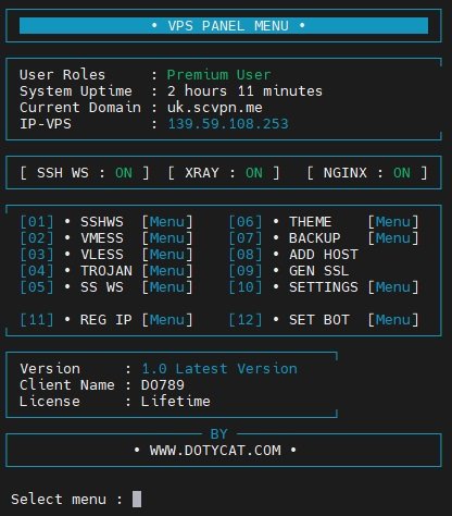 AutoScript Multiport WebSocket For Debian 10
